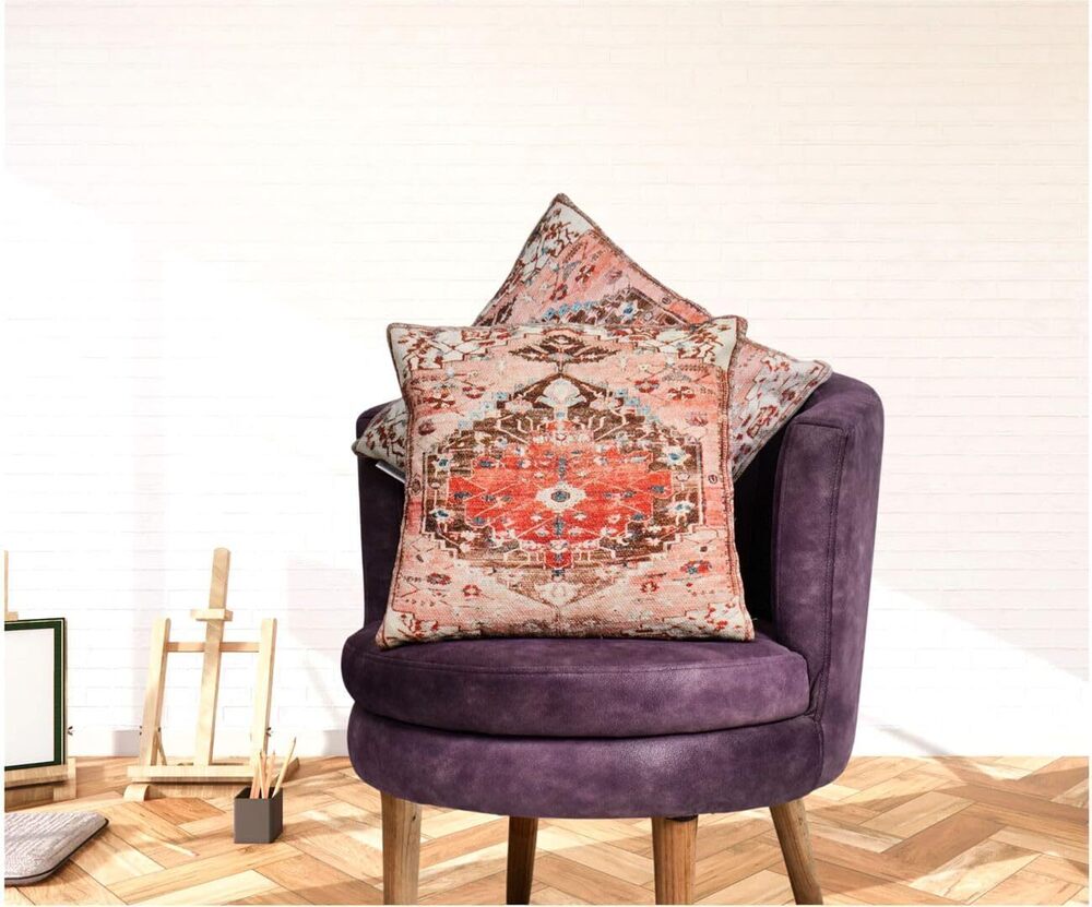 8784 100% Cotton Throw Pillow Covers 18" X 18" Pillow Case Cushion Cover